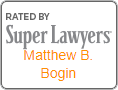 Rated by Super Lawyers badge